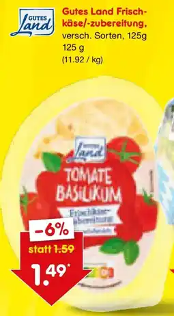 Netto Marken-Discount Gutes Land Frischkäse/-zubereitung Angebot