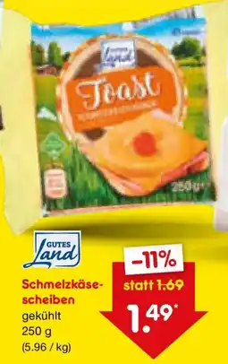 Netto Marken-Discount Schmelzkäsescheiben Angebot