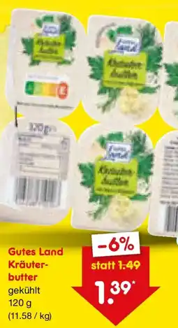 Netto Marken-Discount Gutes Land Kräuterbutter Angebot