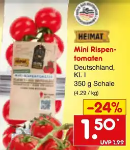 Netto Marken-Discount HEIMAT Mini Rispentomaten Angebot