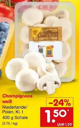 Netto Marken-Discount Champignons weiß Angebot