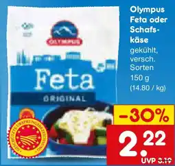 Netto Marken-Discount Olympus Feta oder Schafskäse Angebot