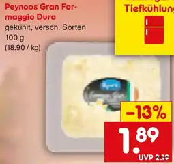 Netto Marken-Discount Peynoos Gran Formaggio Duro Angebot