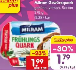 Netto Marken-Discount Milram Gewürzquark Angebot