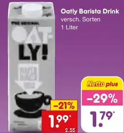 Netto Marken-Discount Oatly Barista Drink Angebot