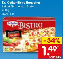 Netto Marken-Discount Dr. Oetker Bistro Baguettes Angebot