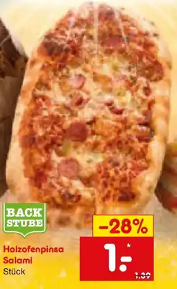 Netto Marken-Discount Holzofenpinsa Salami Angebot