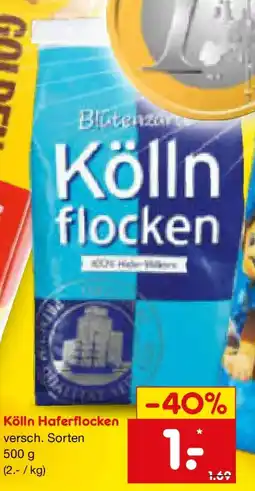 Netto Marken-Discount Kölln Haferflocken Angebot