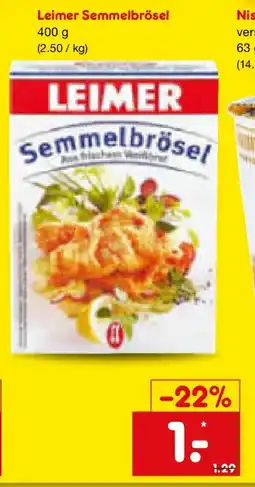Netto Marken-Discount Leimer Semmelbrösel Angebot