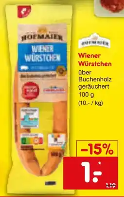 Netto Marken-Discount Wiener Würstchen Angebot