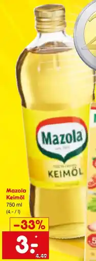 Netto Marken-Discount Mazola keimöl Angebot