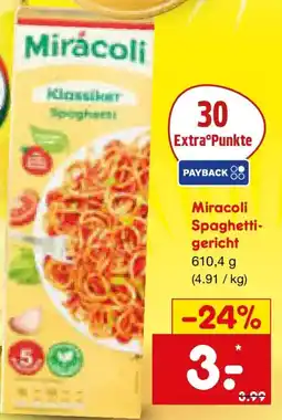 Netto Marken-Discount Miracoli Spaghettigericht Angebot