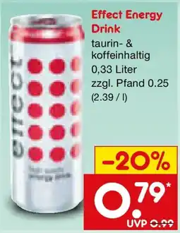 Netto Marken-Discount Effect Energy Drink Angebot