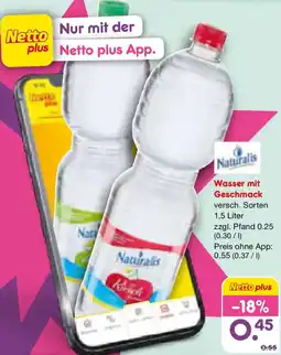 Netto Marken-Discount Wasser mit Geschmack Angebot