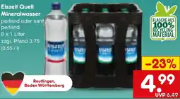 Netto Marken-Discount Eiszeit Quell Mineralwasser Angebot