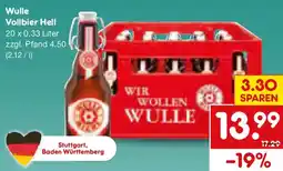 Netto Marken-Discount Wulle Vollbier Hell Angebot