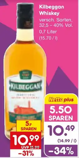 Netto Marken-Discount Kilbeggan Whiskey Angebot