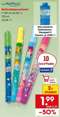 Netto Marken-Discount Seifenblasenschwert Angebot