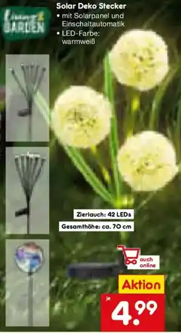 Netto Marken-Discount Solar Deko Stecker Angebot