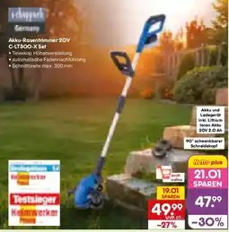 Netto Marken-Discount Akku-Rasentrimmer 20V C-LT300-X Set Angebot