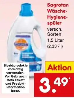 Netto Marken-Discount Sagrotan Wäsche Hygienespüler Angebot