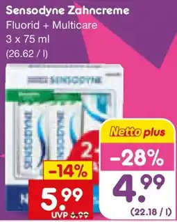 Netto Marken-Discount Sensodyne Zahncreme Angebot