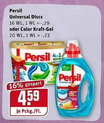 REWE Persil Oder Color Kraft Gel Angebot