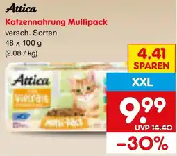 Netto Marken-Discount Attica Katzennahrung Multipack Angebot
