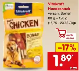 Netto Marken-Discount Vitakraft Hundesnack Angebot