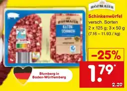 Netto Marken-Discount Schinkenwürfel Angebot