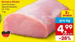 Netto Marken-Discount Schweine-Rücken Angebot