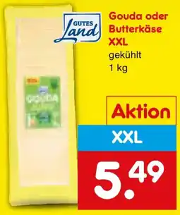 Netto Marken-Discount Gouda oder Butterkäse XXL Angebot