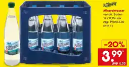 Netto Marken-Discount Kissinger Mineralwasser Angebot