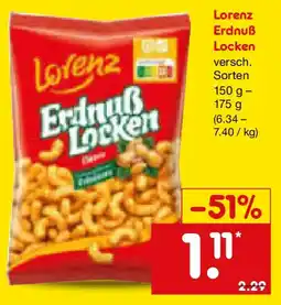 Netto Marken-Discount Lorenz Erdnuß Locken Angebot