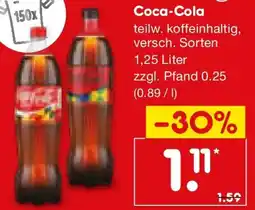 Netto Marken-Discount Coca-Cola Angebot