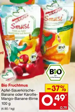 Netto Marken-Discount Bio Fruchtmus Angebot