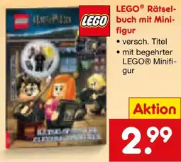 Netto Marken-Discount LEGO buch mit Minifigur Angebot