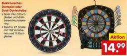 Netto Marken-Discount Elektronisches Dartspiel oder Sisal-Dartscheibe Angebot
