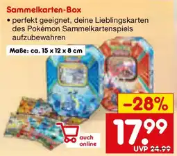 Netto Marken-Discount Sammelkarten-Box Angebot
