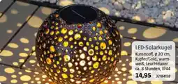 Bauhaus LED-Solarkugel Angebot