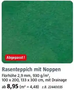 Bauhaus Rasenteppich mit Noppen Angebot
