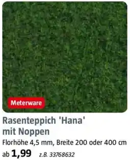 Bauhaus Rasenteppich 'Hana' mit Noppen Angebot