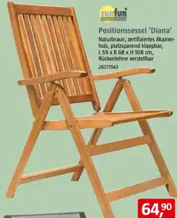 Bauhaus sunfun Positionssessel 'Diana' Angebot