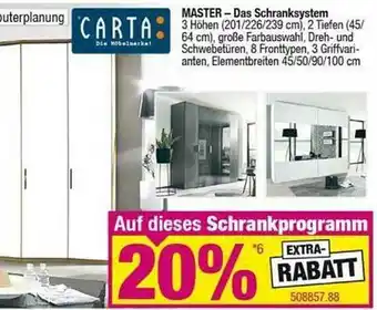 Möbel Boss Carta Master-das Schranksystem Angebot