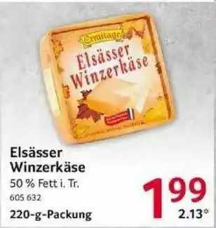 Selgros Elsässer Winzerkäse Angebot