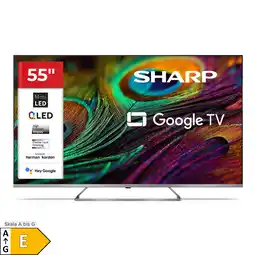 Netto Marken-Discount Sharp 55JP7765E QLED Fernseher 55 Zoll Google TV 4K UHD Smart TV Mini-LED HDR Dolby Vision (2026) Angebot