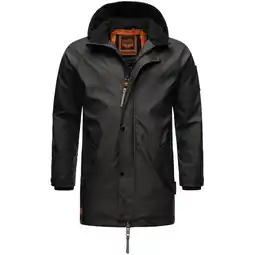 Netto Marken-Discount STONE HARBOUR Herren Regenjacke Gummierter Regenparka mit Fleece-Innenfutter Rihaa Angebot