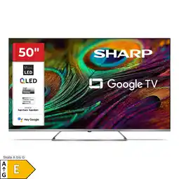 Netto Marken-Discount Sharp 50JP7765E QLED Fernseher 50 Zoll Google TV 4K UHD Smart TV Mini-LED HDR Dolby Vision (2026) Angebot
