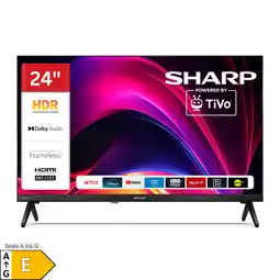 Netto Marken-Discount Sharp 24HE2745E Fernseher 24 Zoll Smart TV powered by TiVo - HDR Fernseher mit HD Auflösung (2026) Angebot