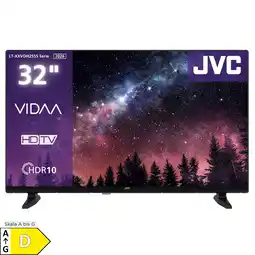Netto Marken-Discount JVC LT-32VDH2555 Fernseher 32 Zoll Smart TV VIDAA HD-Ready HDR TV mit Triple-Tuner, LED TV (2026) Angebot